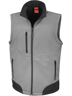 R 3vrstvá softshellová vesta 30. grey/black model 22427381 - Result