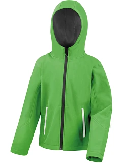 R Dětská 3vrstvá softshellová bunda s kapucí  green/black model 22427986 - Result