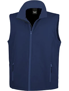 R Pánská 2vrstvá softshell vesta "Printable" 30. navy/navy model 22428335 - Result