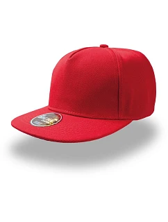 Snap Five 5 panelová kšiltovka  red model 22479508 - Atlantis Headwear