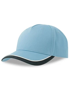 Atlantis Headwear Kid Star-S Dětská 5 panelová kšiltovka 33.0249 columbia blue/navy