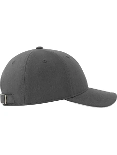 Atlantis Headwear Liberty Sandwich-S 6 panelová baseballová kšiltovka 33.0251 dark grey/white