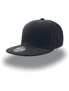 Snap Back 6 panelová kšiltovka  black model 22479502 - Atlantis Headwear
