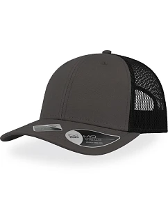Recy 6 panelová síťovaná kšiltovka " dark grey/black model 22479412 - Atlantis Headwear