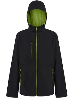 Regatta TRA 705 2-vrstvá softshellová bunda "Navigate" 36.A705 black/lime green