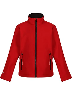 TRA Dětská 2vrstvá softshellová bunda 36.A classic red/black model 22526298 - Regatta