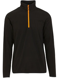 691 Fleecová mikina s 1/4 zipem "Navigate" black/orange pop model 22417809 - Regatta