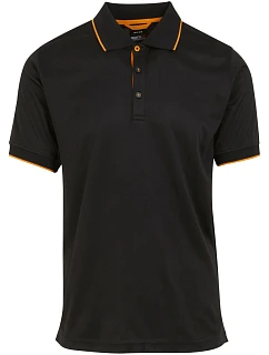 Piqué polo "Navigate" 36.S black/orange pop model 22417948 - Regatta