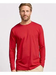 Promodoro 4099 Pánské tričko "Premium" s dlouhým rukávem 40.4099 fire red