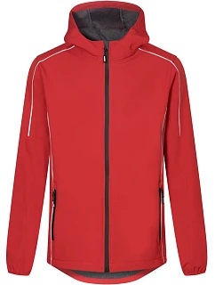 Pánská lehká 2vrstvá softshellová bunda 40. fire red model 22517192 - Promodoro