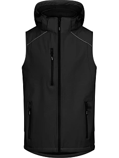 Pánská 3vrstvá softshellová vesta 40. black model 22517254 - Promodoro