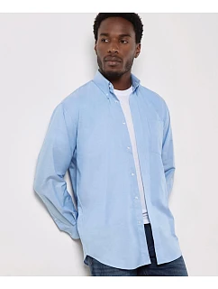 Kustom Kit KK 351 (13,5-18) Pracovní košile Oxford s dlouhým rukávem 43.0351 light blue