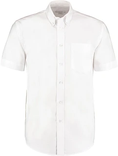 Kustom Kit KK 350 (18,5-23) Pracovní košile Oxford s krátkým rukávem 43.350X white