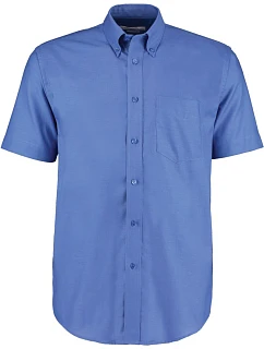 Kustom Kit KK 350 (18,5-23) Pracovní košile Oxford s krátkým rukávem 43.350X italian blue