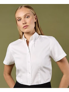 Kustom Kit KK 701 (26-28) Halenka Oxford s krátkým rukávem 43.701X white
