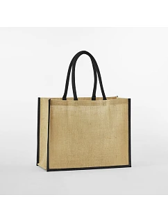 Westford Mill W 470 Jutová nákupná taška „Classic“ 50.0470 prírodná/čierna