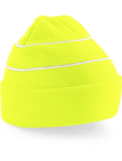 B 42 Pletená čepice  fluorescent yellow model 22432917 - Beechfield