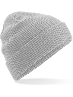 B Pletená čepice z bio bavlny light grey model 22481580 - Beechfield