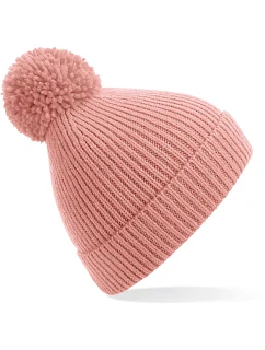 B 382 Pletená čepice s bambulí model 22481752 blush - Beechfield