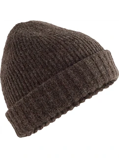 B Pletená čepice 53.0 dark brown marl model 22540198 - Beechfield