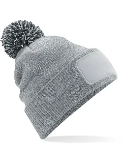 B 443 Pletená čepice Snowstar® model 22481856 heather grey/black - Beechfield