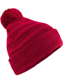 B 476 Pletená čepice s bambulí  red model 22469607 - Beechfield