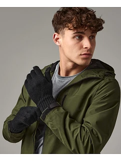 Beechfield B 490 Pletené rukavice na dotykový displej 53.0490 heather navy