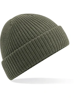 B  pletená čepice s manžetou 53.0 olive green model 22433430 - Beechfield