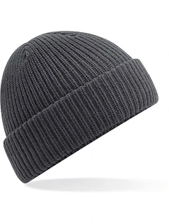 B  pletená čepice s manžetou 53.0 graphite grey model 22433428 - Beechfield