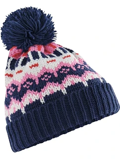B 528 Pletená čepice s bambulí  snow model 22452823 - Beechfield