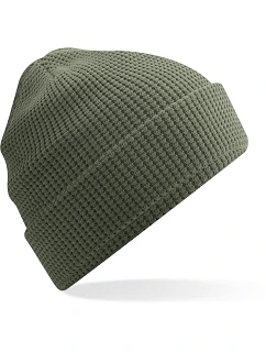 B Pletená bio čepice s úpletem 53.0 olive green model 22432993 - Beechfield