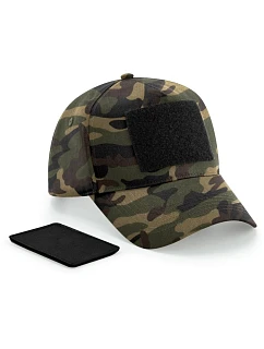 B 638 5 panelová čepice s nášivkou model 22482077 jungle camo - Beechfield
