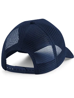 Beechfield B 643 5 panelová kšiltovka "Suede Snapback Trucker" 53.0643 french navy