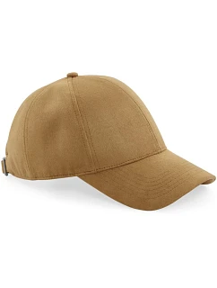 Beechfield B 656 6 panelová kšiltovka "Faux Suede" 53.0656 caramel