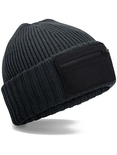 B Čepice se zipem Patch 53. graphite grey/black model 22442483 - Beechfield