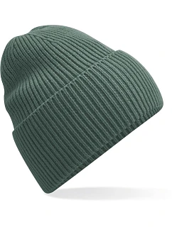 B Dlouhá pletená čepice s manžetou 53. marine green model 22433122 - Beechfield