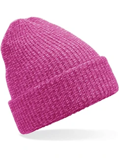 B Pletená čepice  53. bright pink model 22433218 - Beechfield
