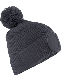 B Pletená čepice Patch 53. graphite grey model 22452837 - Beechfield