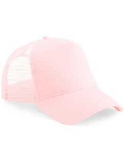 B Dětská 5 panelová kšiltovka Trucker 53. pastel pink model 22482127 - Beechfield