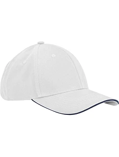 Beechfield B 820C 6 panelová kšiltovka EarthAware® 53.820C white/french navy