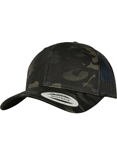 6 panelová retro kšiltovka ®  black model 22537230 - Flexfit