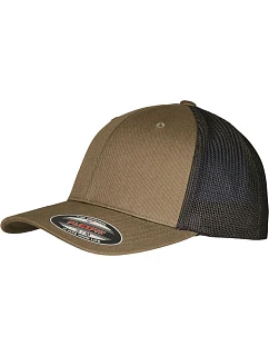 Flexfit 6511RM 6 panelová Trucker kšiltovka "Recycled" 55.11RM olive/black