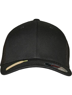 Flexfit 6511RM 6 panelová Trucker kšiltovka "Recycled" 55.11RM black/black