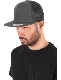 6006 5 panelová Trucker kšiltovka model 22482332 charcoal - Flexfit