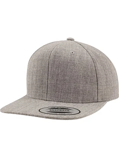 6 panelová Snapback kšiltovka heather grey model 22482400 - Flexfit