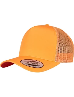 5 panelová Retro Trucker kšiltovka 55. neon orange model 22487054 - Flexfit