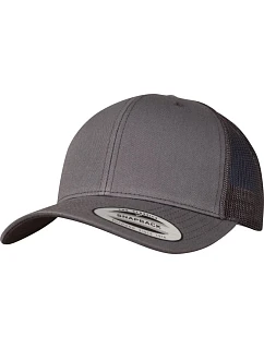 6 panelová vintage kšiltovka  dark grey model 22537174 - Flexfit
