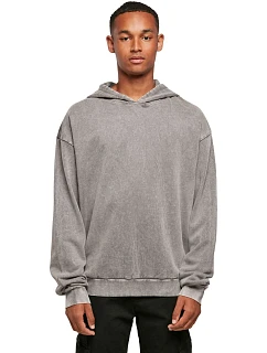 Build your Brand BY 191 Pánská oversize mikina s kapucí "Acid Wash" 56.0191 union beige