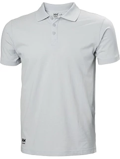 Classic Pánské piqué polo "Classic" grey fog model 22434175 - Helly Hansen