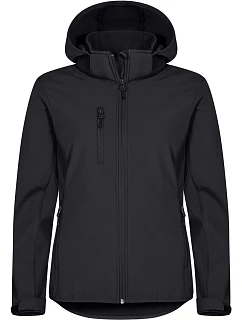 Classics Softshell Hoody W Dámská 3vrstvá softshellová bunda s kapucí model 22471081 black - Clique
